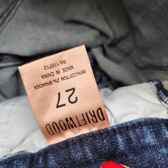 DRIFTWOOD x ANTHROPOLOGIE Janice Skinny‎ jeans floral embroidery Festival 27 - Picture 3 of 9